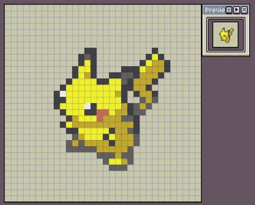 像素格子画吃瓜